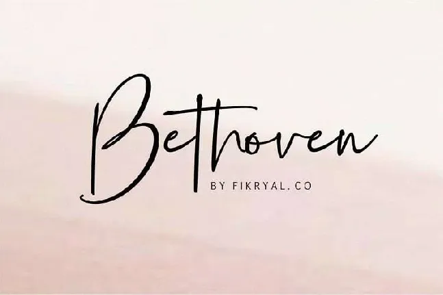 Bethoven Free font