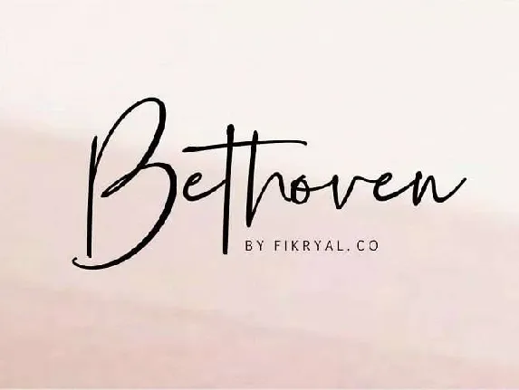 Bethoven Free font