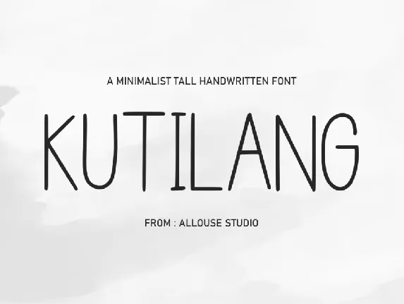 KutilanG font