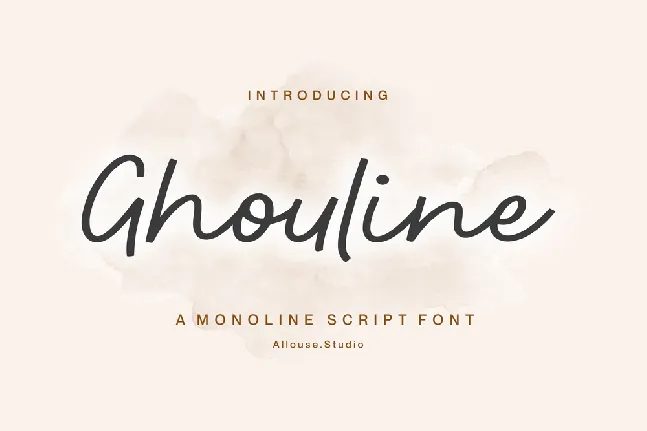 Ghouline font