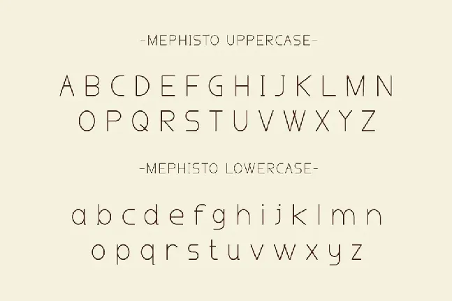 Mephisto font