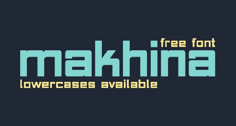 Makhina font