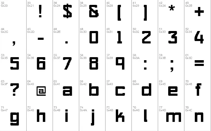 Makhina font