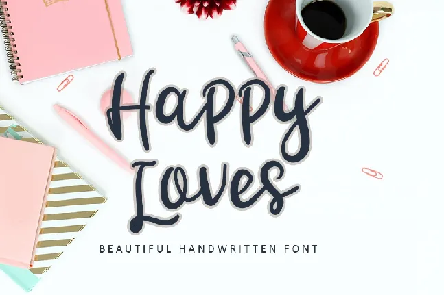 Happy Loves font