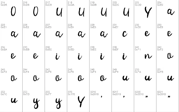 Happy Loves font