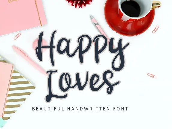 Happy Loves font