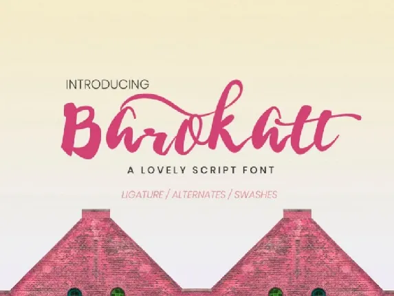 Barokatt Script font