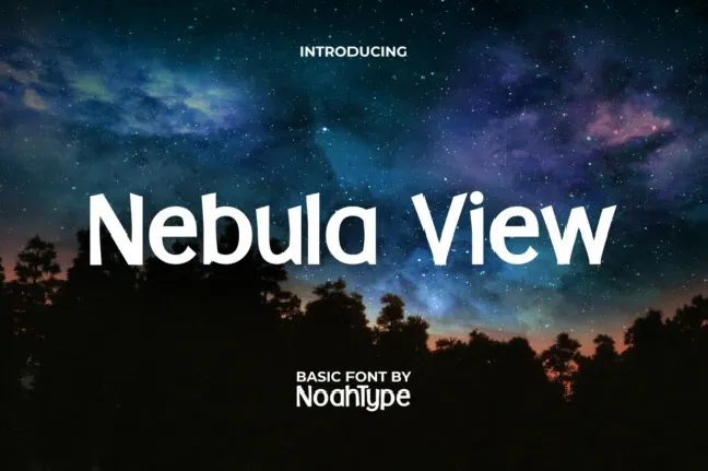 Nebula View font