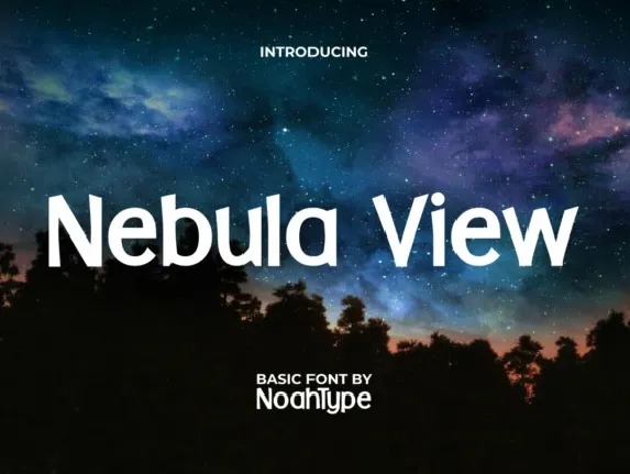 Nebula View font