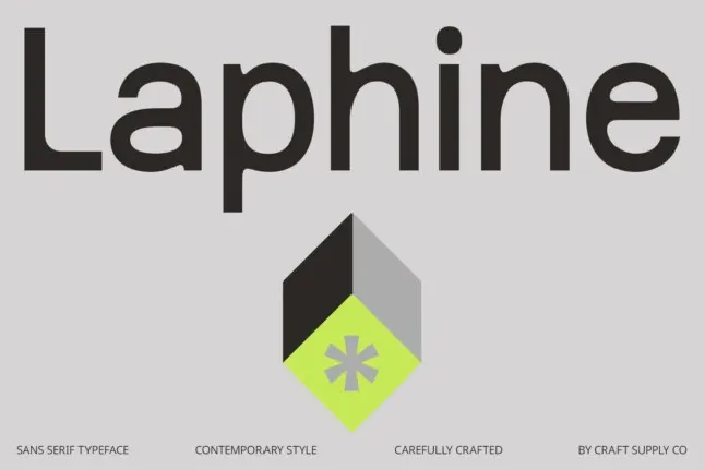 Laphine font