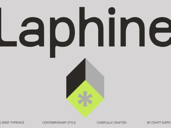 Laphine font