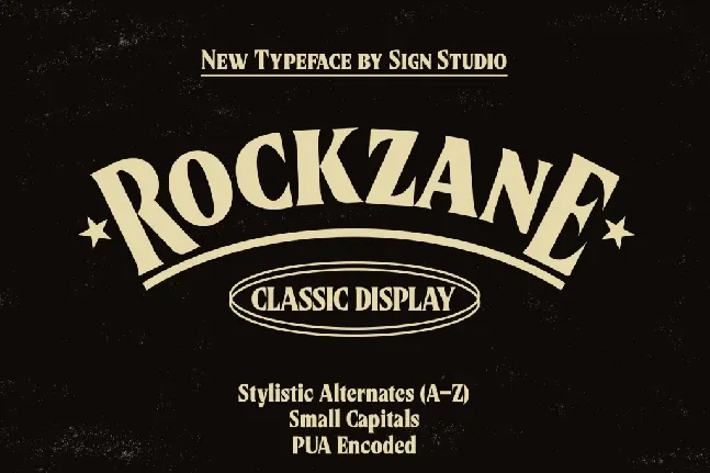 Rockzane font