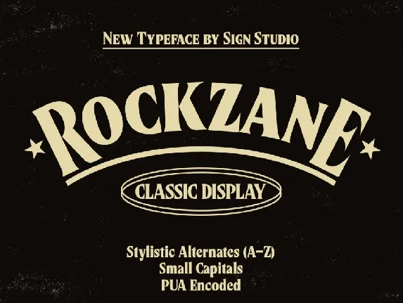 Rockzane font