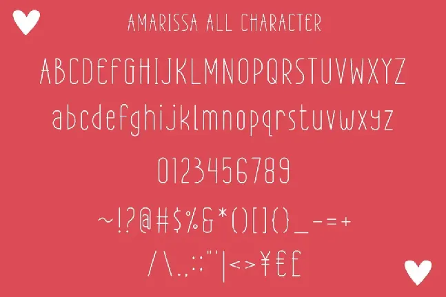 Amarissa font