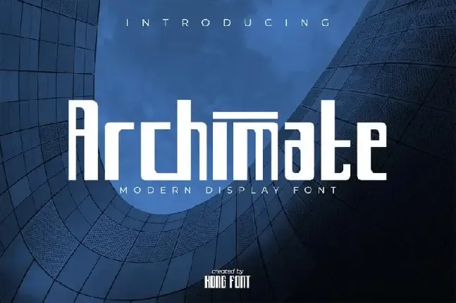 Archimate Display font