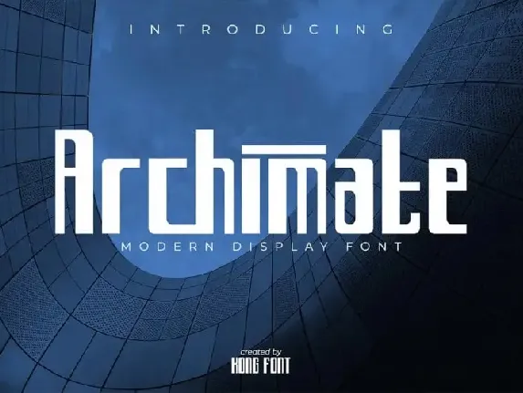 Archimate Display font