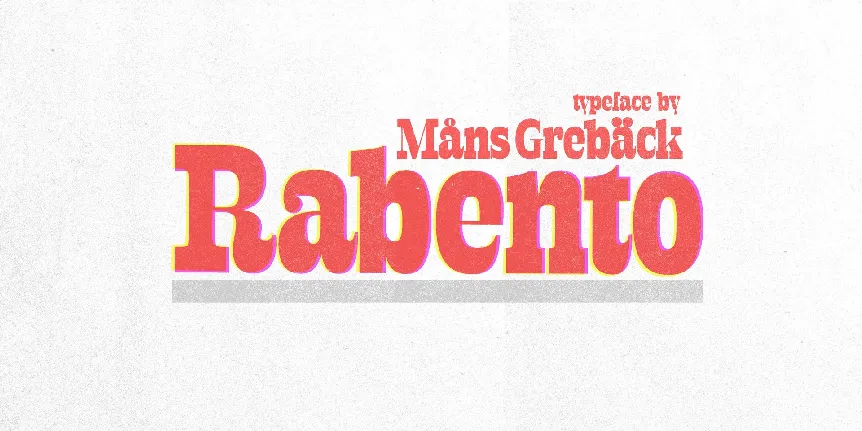 Rabento font