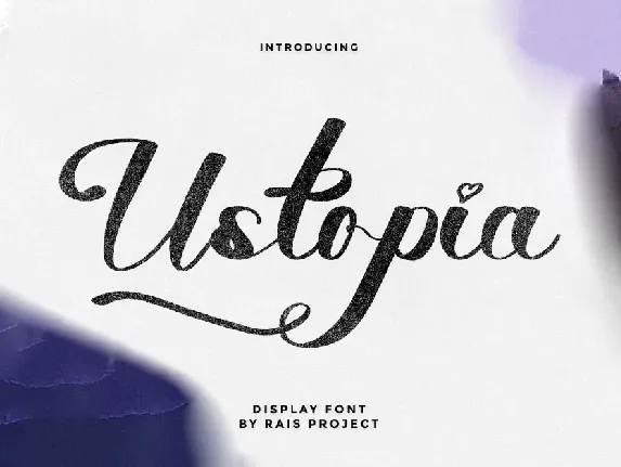 Ustopia Demo font