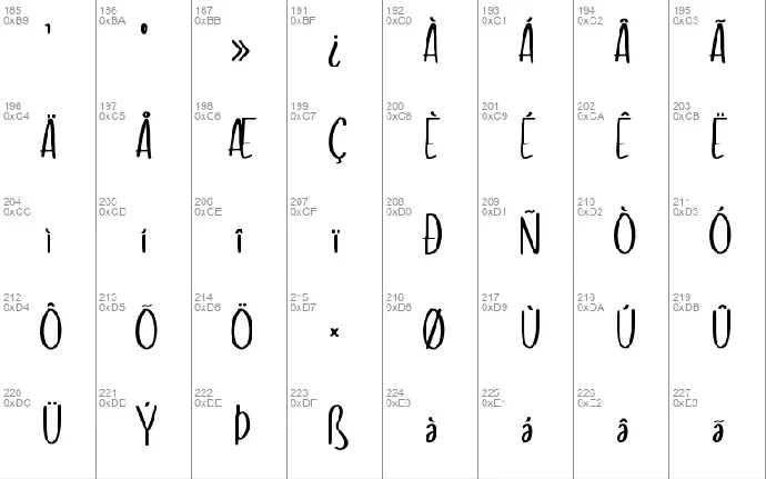 Chuello Jambully font