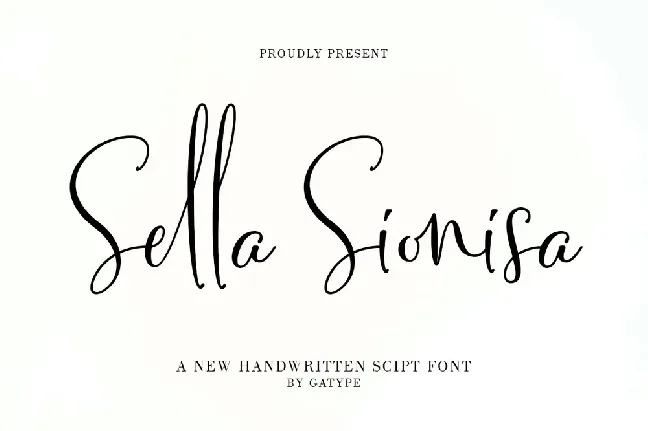 Sella Sionisa font