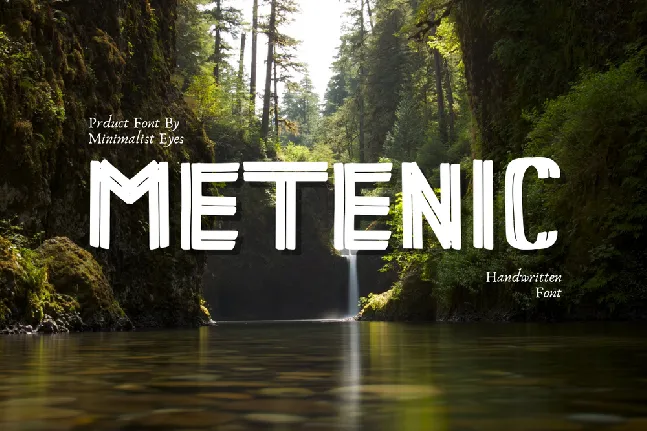 METENIC font