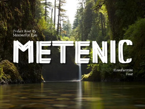 METENIC font