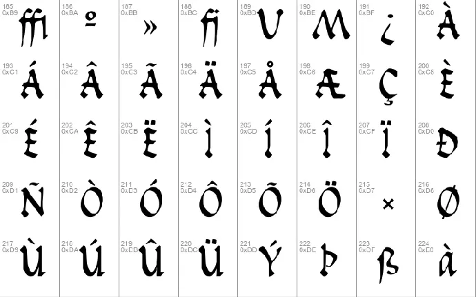 Insula font