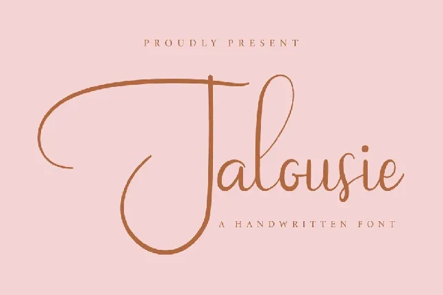 Jalousie font