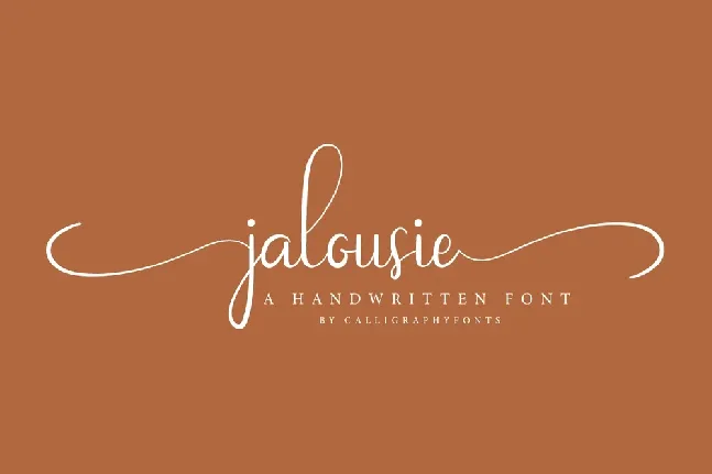 Jalousie font