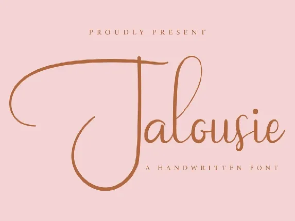 Jalousie font