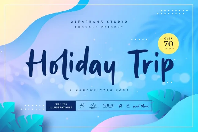 Holiday Trip font