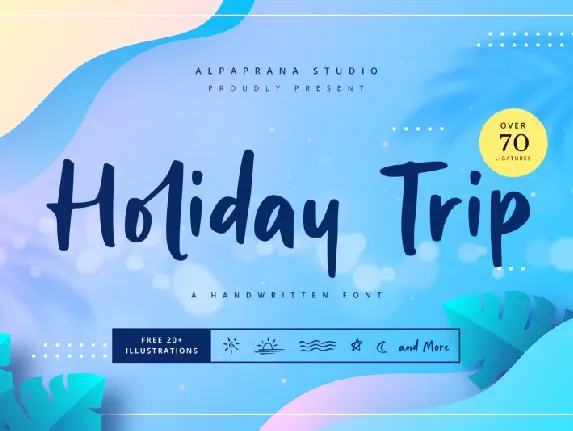 Holiday Trip font