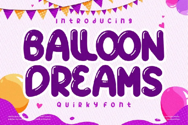 BALLON DREAMS font