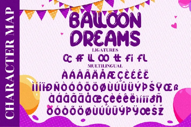 BALLON DREAMS font