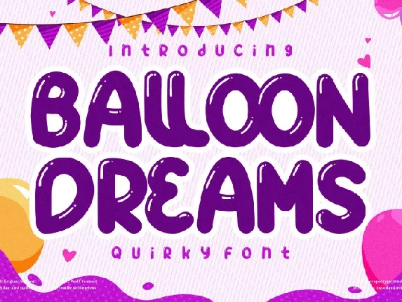 BALLON DREAMS font