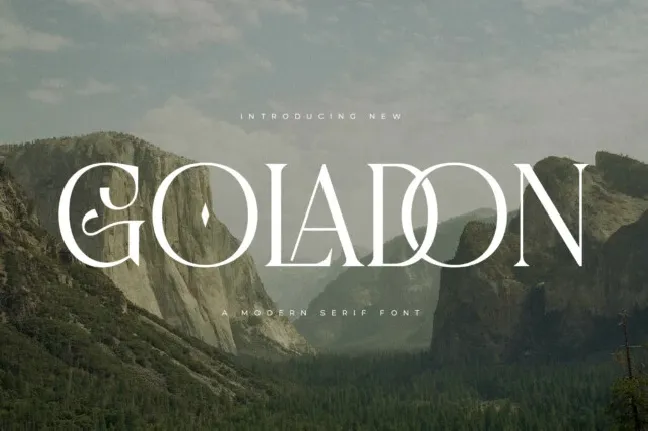 Goladon font