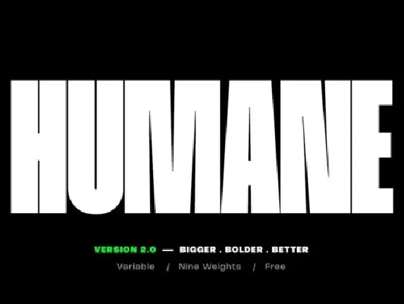 Humane V.2.0 Family font