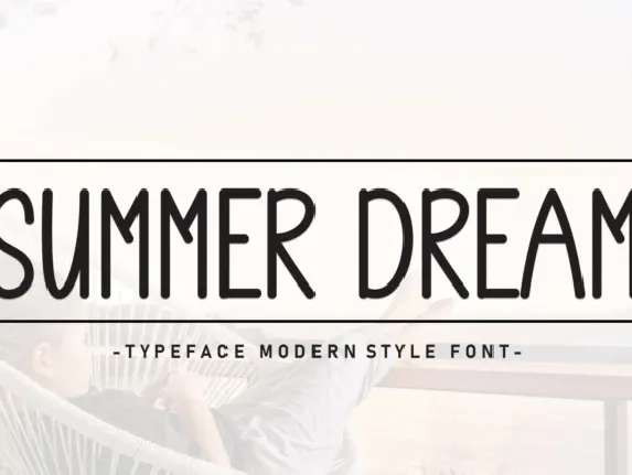 Summer Dream Display font