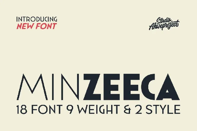 Minzeeca FREE font