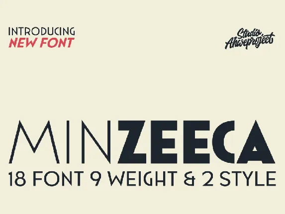 Minzeeca FREE font