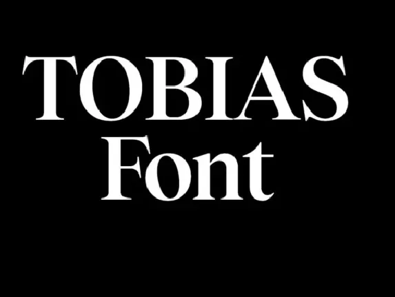 Tobias Family font