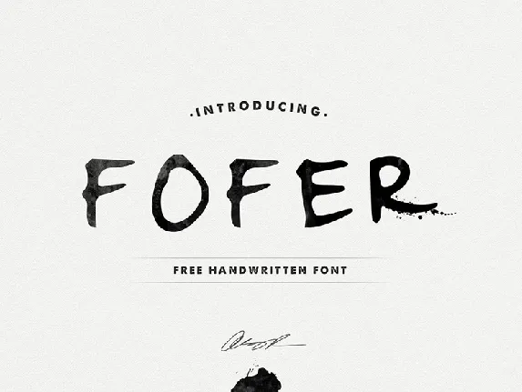 Fofer Script font