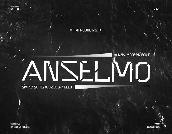 Anselmo font