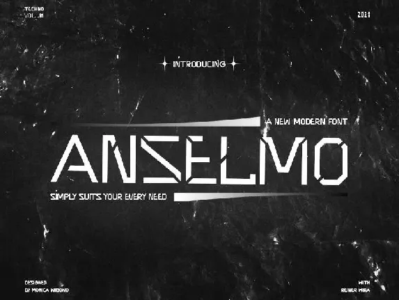 Anselmo font