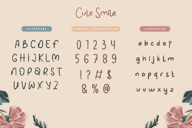 Cute Smile Demo font