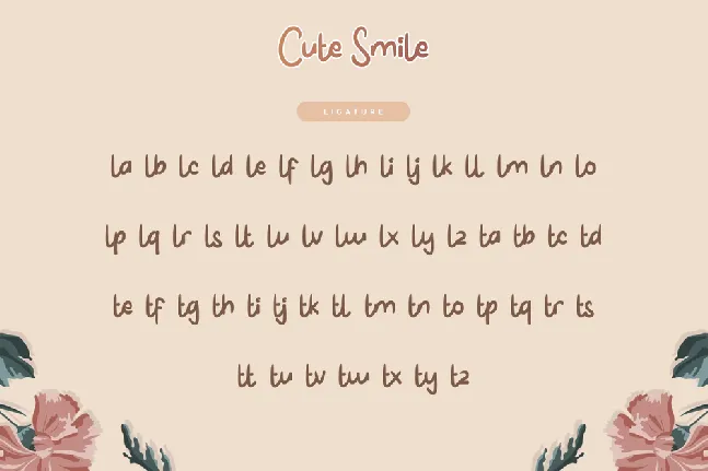 Cute Smile Demo font