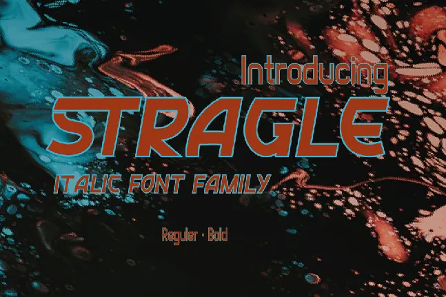 Stragle font