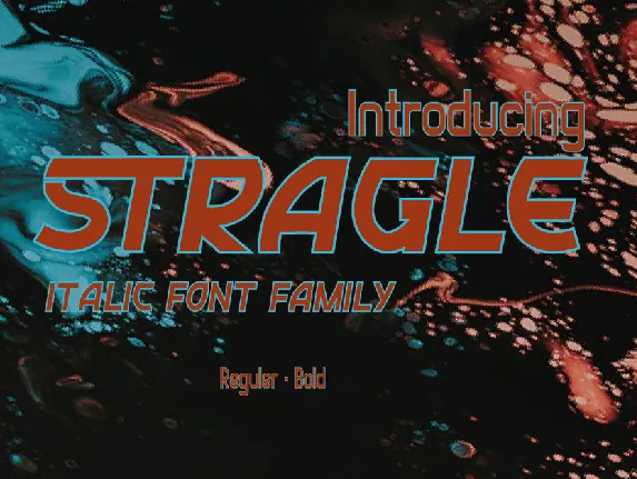 Stragle font