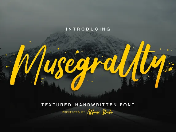 Musegrallty font