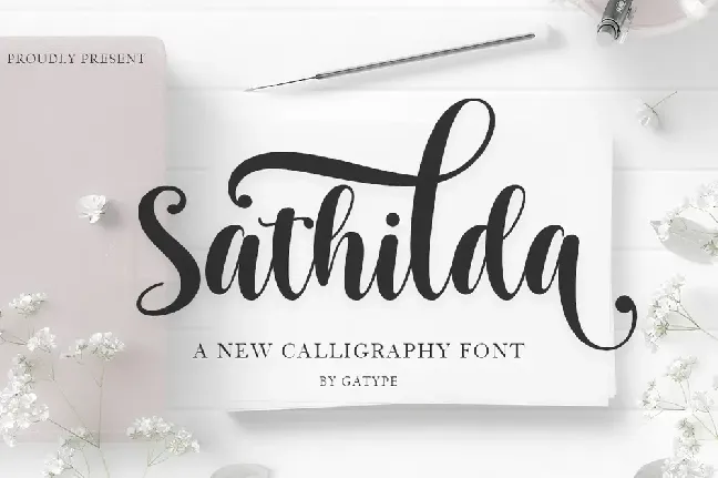 Sathilda font